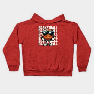 Basketball Mascot Kids Hoodie